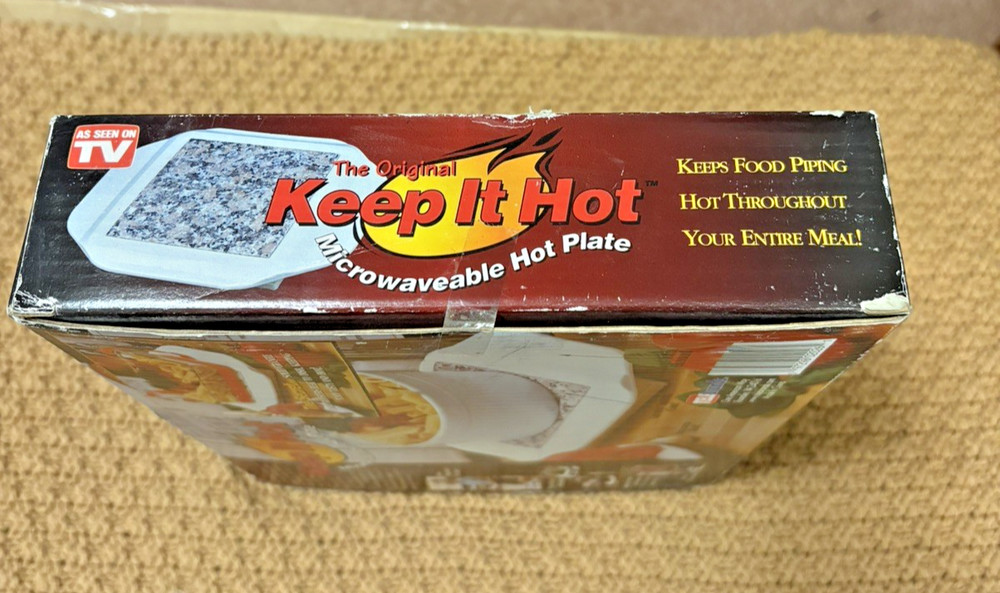 The Original Keep It Hot Microwaveable Plate