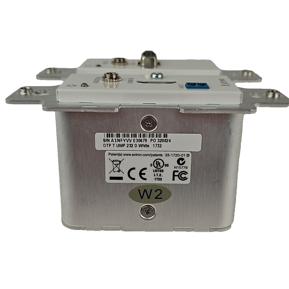 Extron wallplate DTP T UWP 232 D Two Input Transmitter