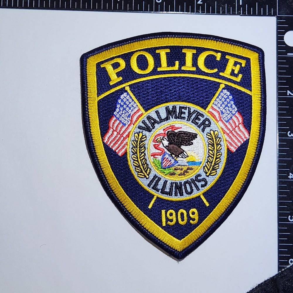 Valmeyer, Illinois Police Patch. Great Condition!