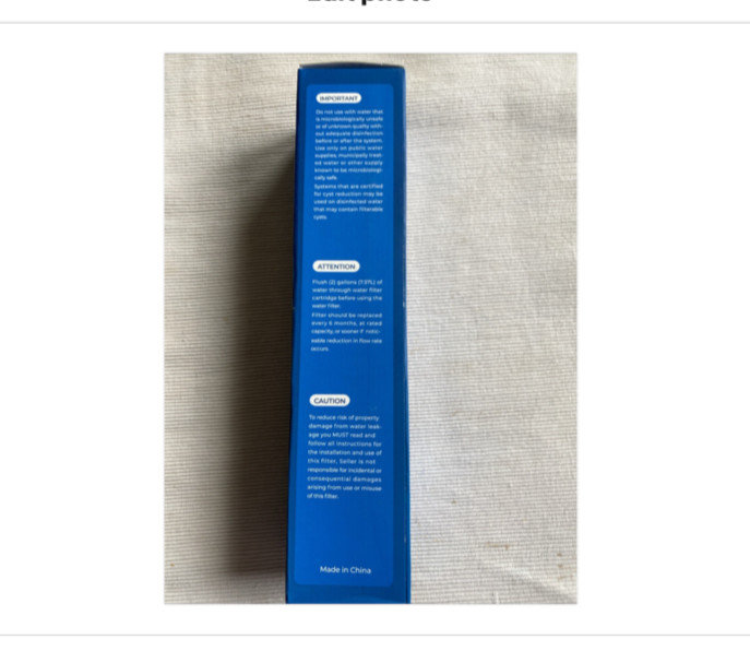 PeliCori Refrigerator Water Filter Model PC-27 (3Pack)