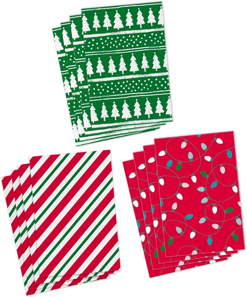 Christmas Gift Boxes with Lids 12 Pack Medium Holiday Present Boxes