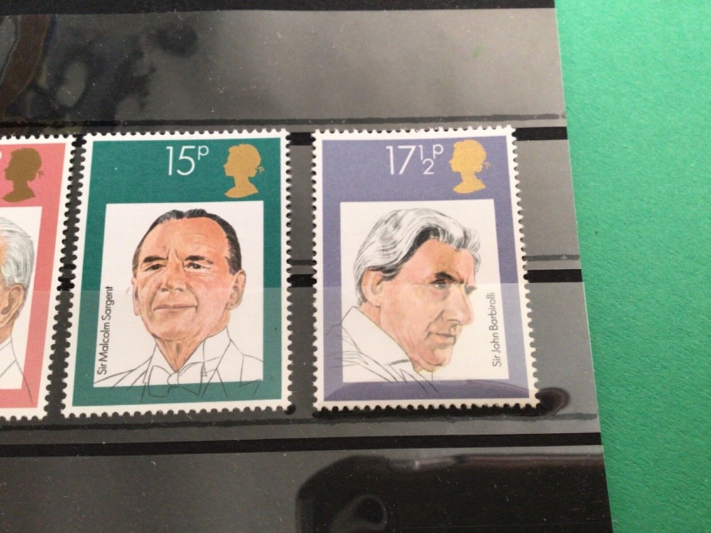 British Conductors Great Britain mint never hinged stamps A12182