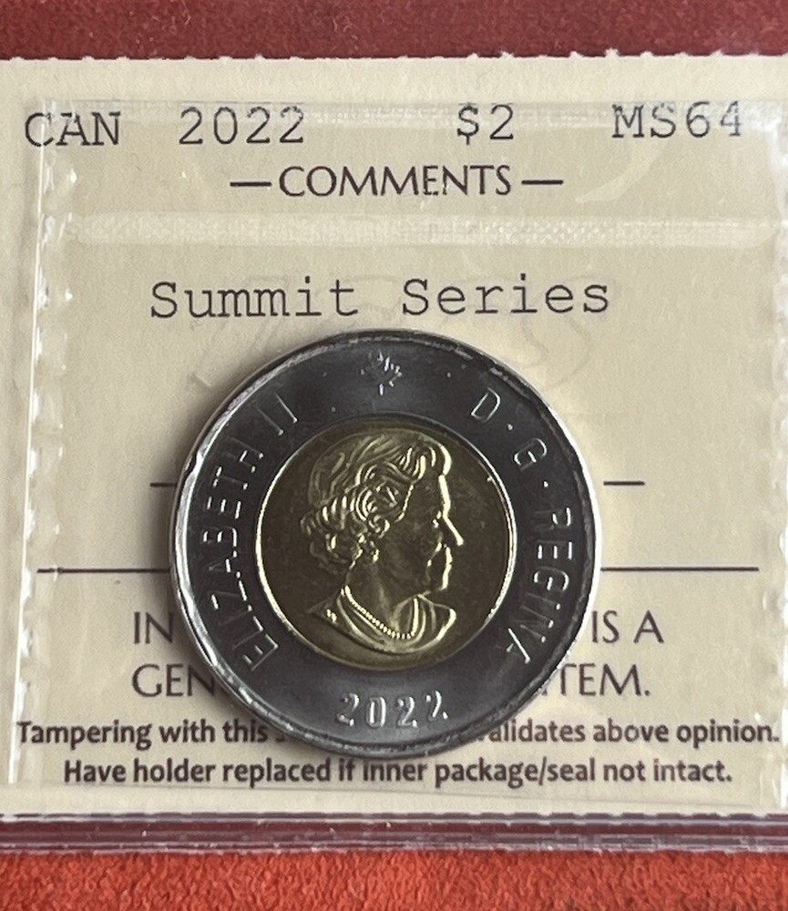 Canada - 2 Dollars - 2022 - Summit Series - ICCS Certified - MS-64