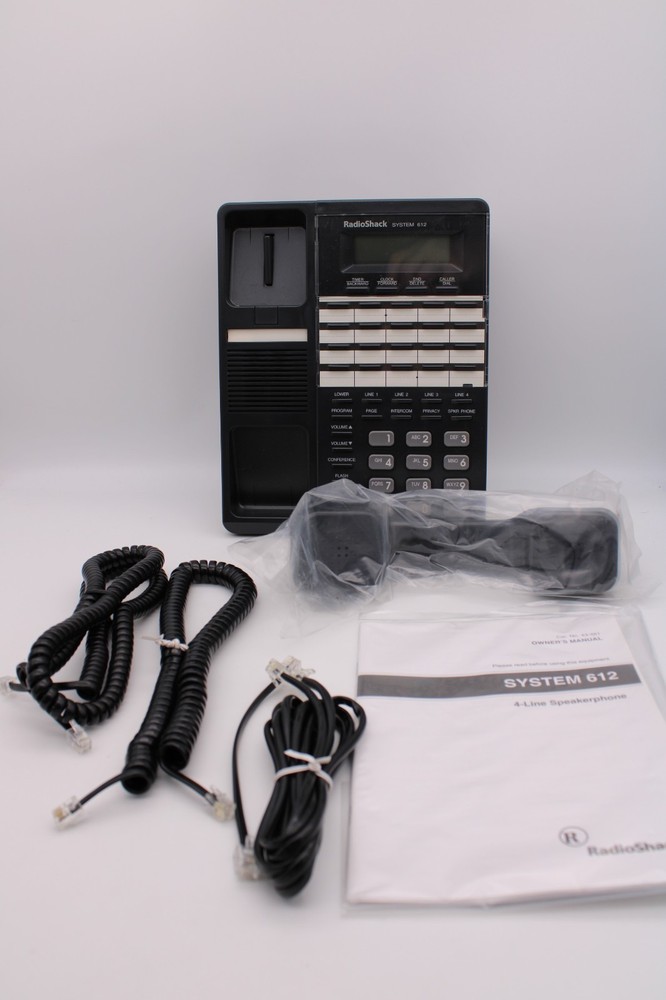 RadioShack Four-Line Speakerphone w/ 40 Number Memory and Intercom System 612