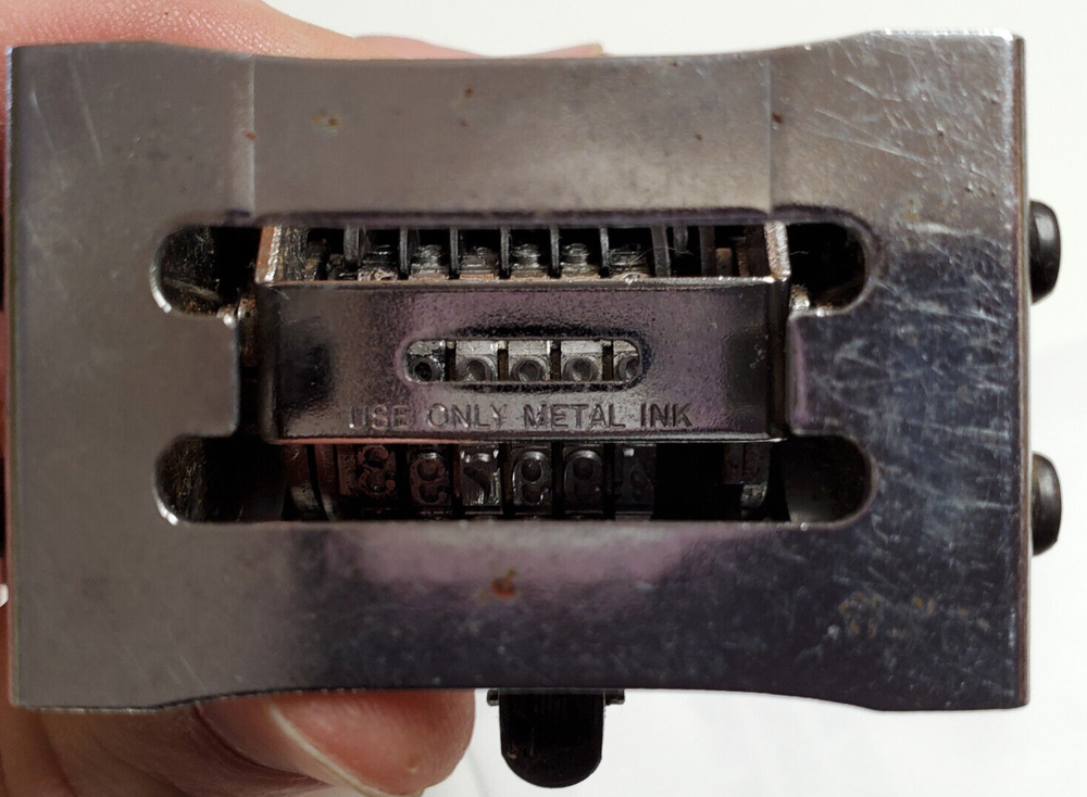 Vintage Regal 607 numbering machine