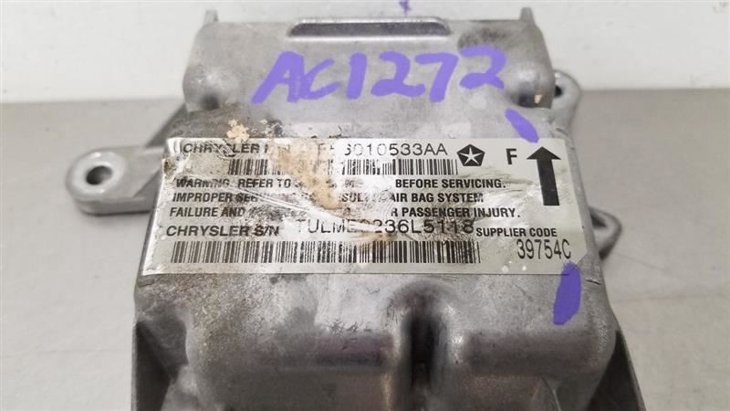 06 JEEP WRANGLER TJ SRS CONTROL MODULE 56010533AA