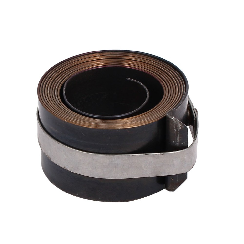 25mm Width Auto Reset Drill Press Quill Feed Return Coil Spring Grey
