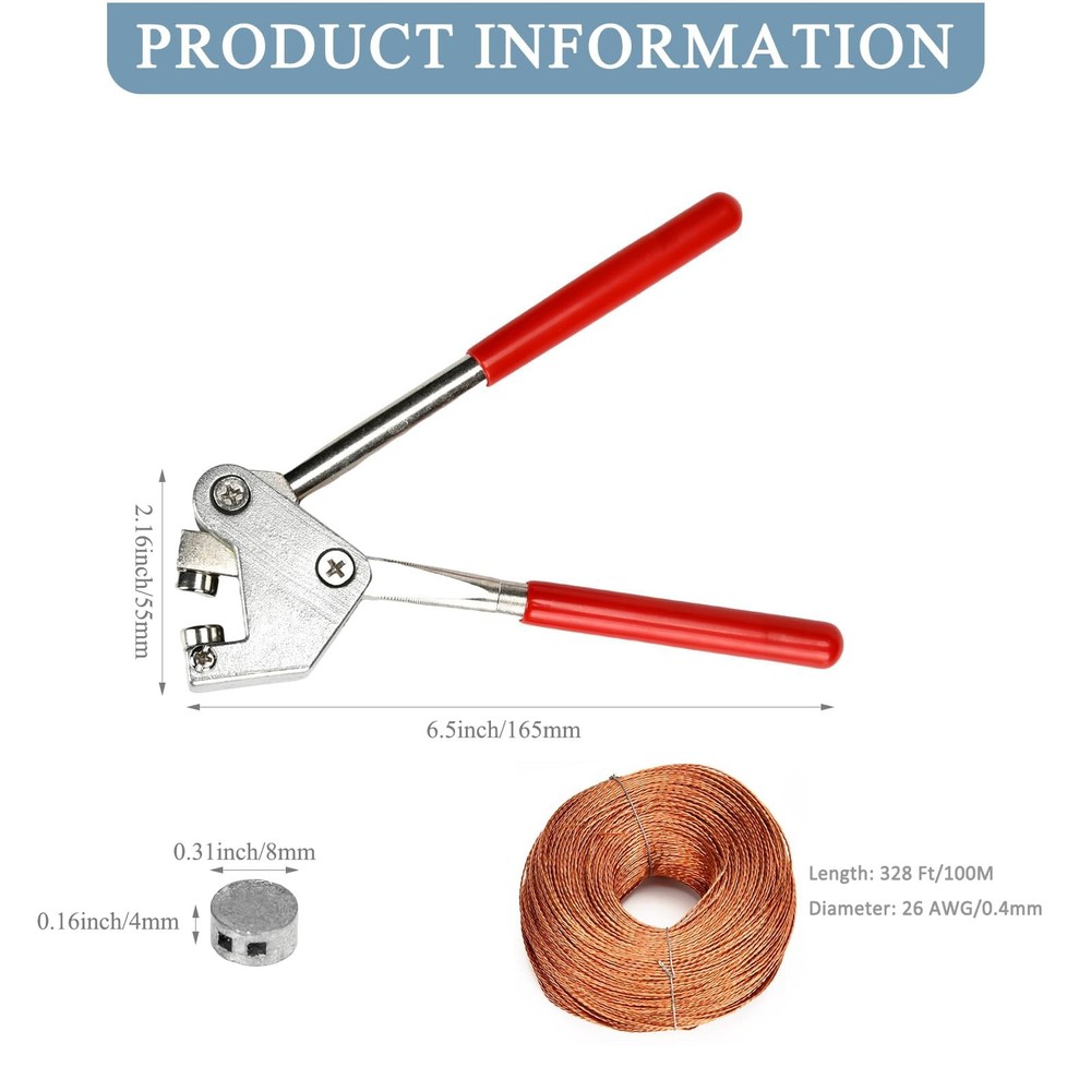 Meter Seal Secure Sealing Sets Lead Security Seals Beans Plier Copper Wire