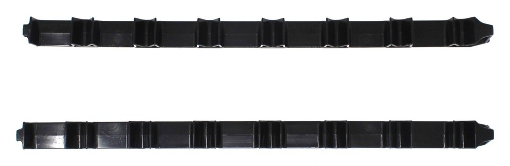 Low Profile Plastic Black 14 Tool Screw Driver Organizer Rail Kit