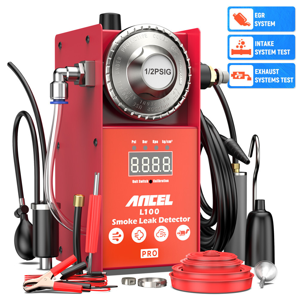 EVAP Smoke Machine Tester A/C Refrigerant/Engine oil/Pipe Leak Detection Tool