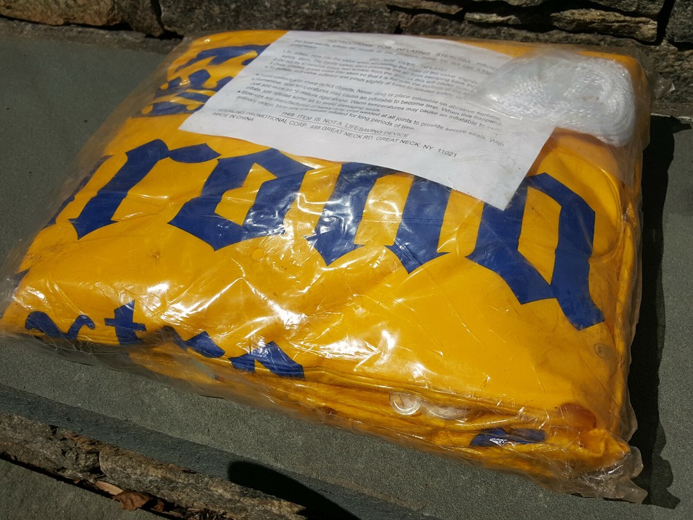 RARE Vtg. Sterling Products CORONA EXTRA Inflatable float raft NEVER OPENED