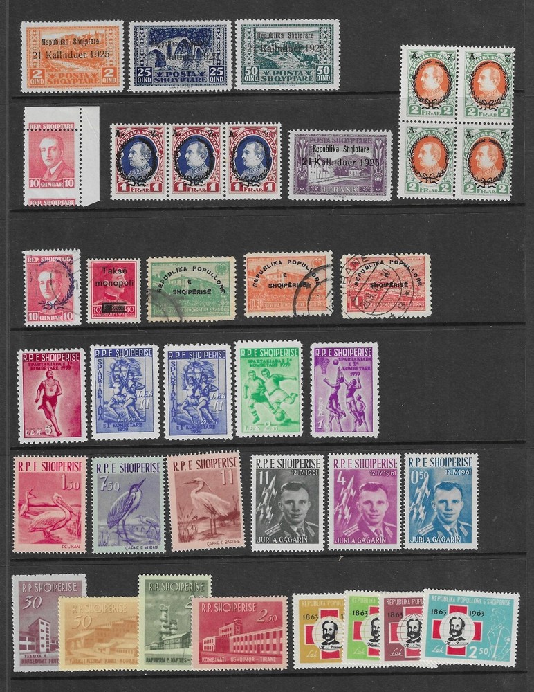 Albania 1925-1963 Mint & Used Assortment
