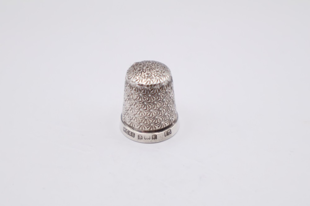 Antique Sterling Silver Thimble Hallmarked Birmingham 1930