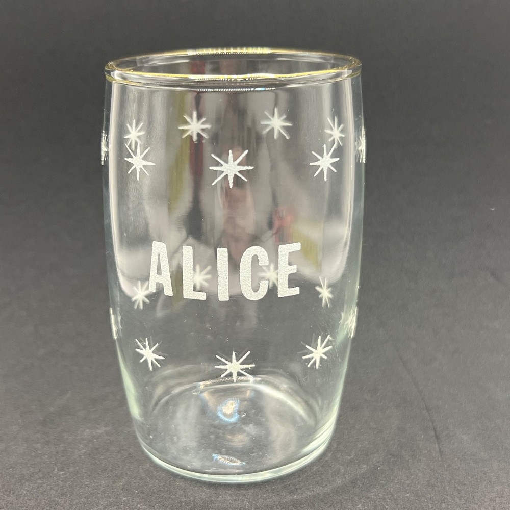 Alice Barware Glass MCM Star Design