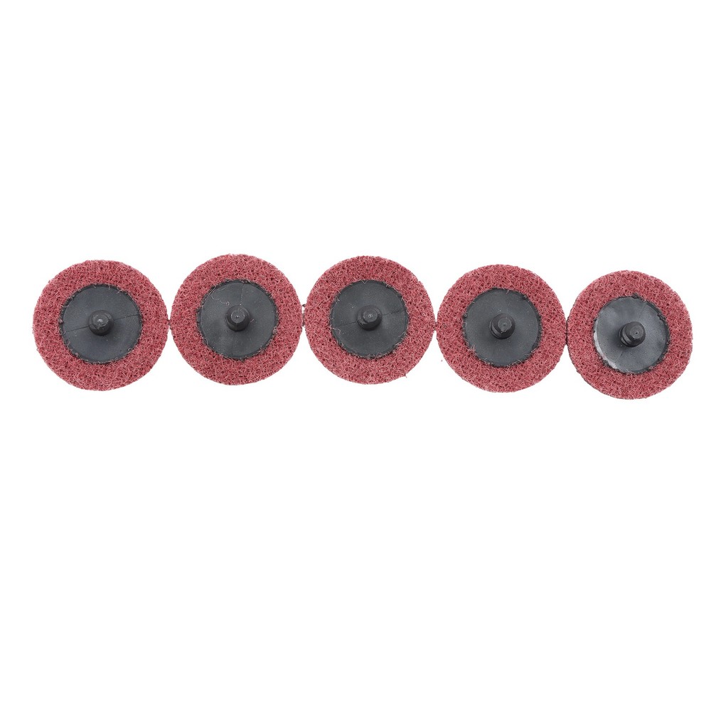 25 PCS 2 Inch Red Medium Nylon Quick Change Surface Conditioning Discs