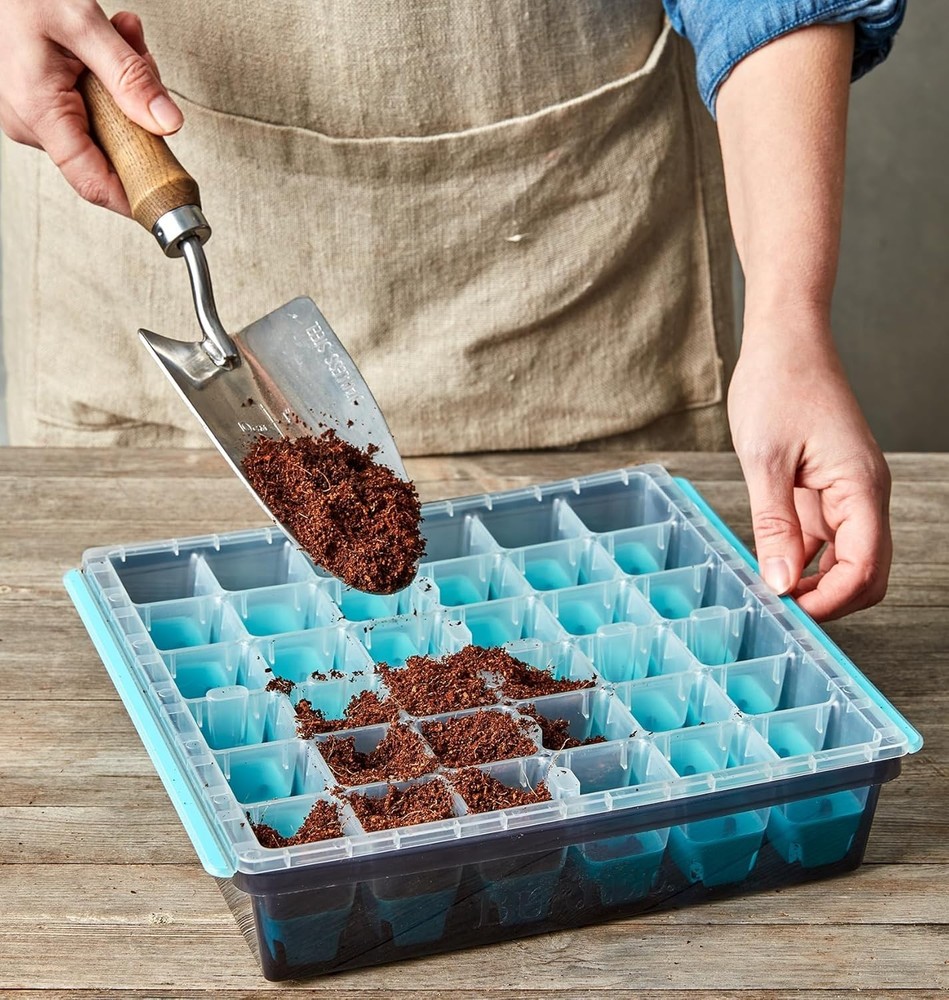 Indoor Seed Starter Kit: SuperSeed 36 Cell Tray with Drainage & Flex Tech