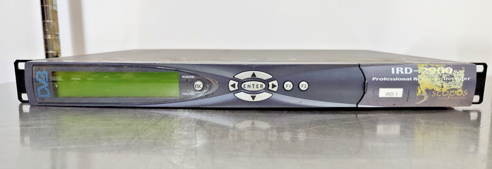 Scopus IRD-2900, Professional Receiver Decoder, Video Networks