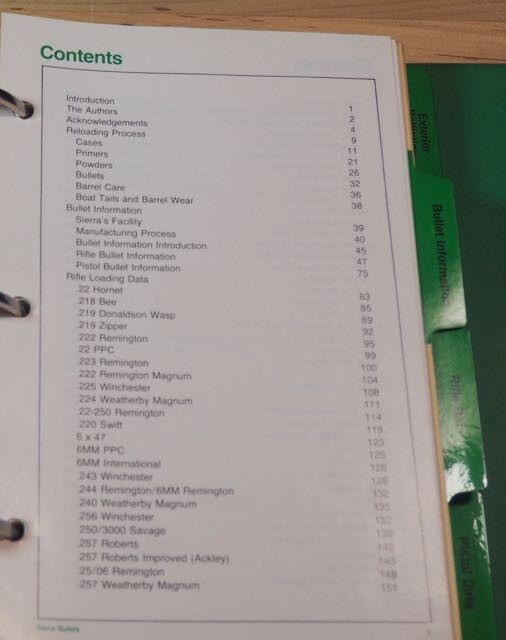 Sierra Bullets Reloading Manual-2nd Edition-HARD Binder Type-NOS