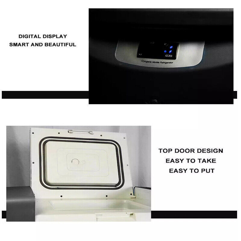 -112 ℉ Portable Ultra Low Freezer Lab Refrigerator for Lab Samples Storage US