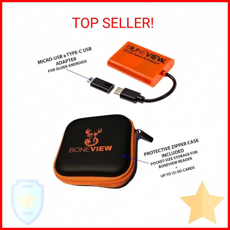 SD Card Reader for Android - Type C USB Trail Camera Viewer, Deer Hunting Access