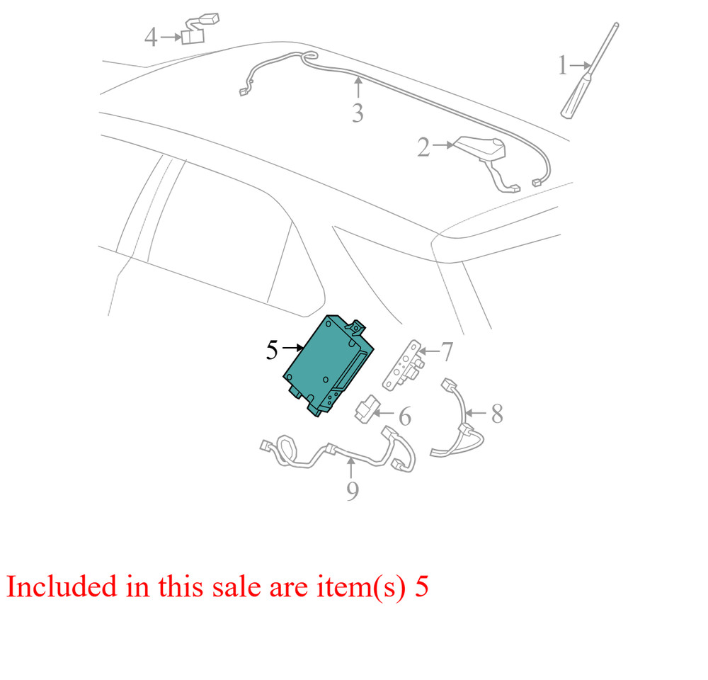 2010–2017 Terrain Equinox OnStar Telematics Module OEM 20843294 Used