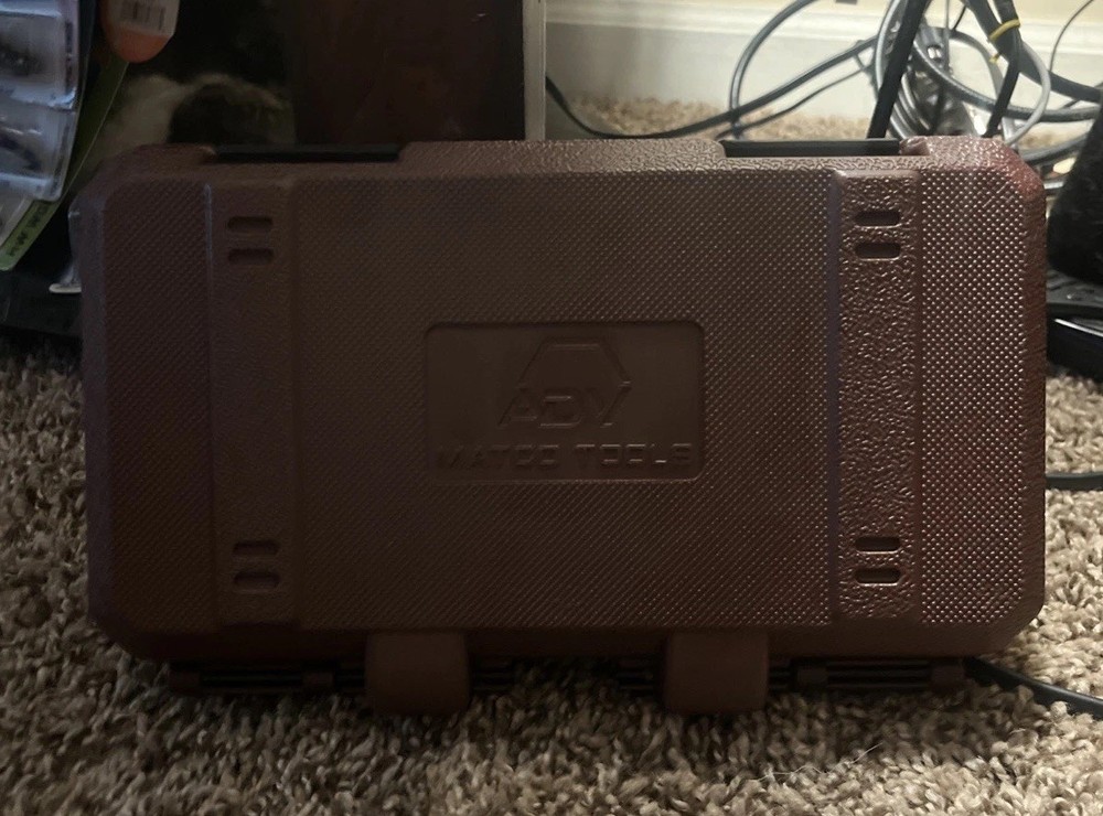 Matco Tools 1/2 Drive Shallow Impact Socket Blow Molded Carry Case