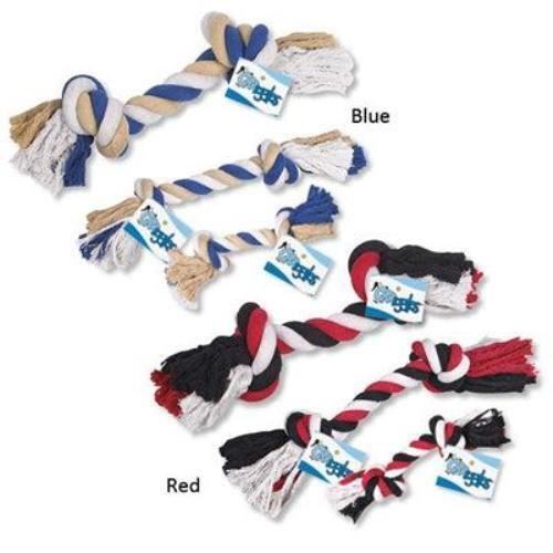 Grriggles Rope Bones  - 8-Inch - Blue