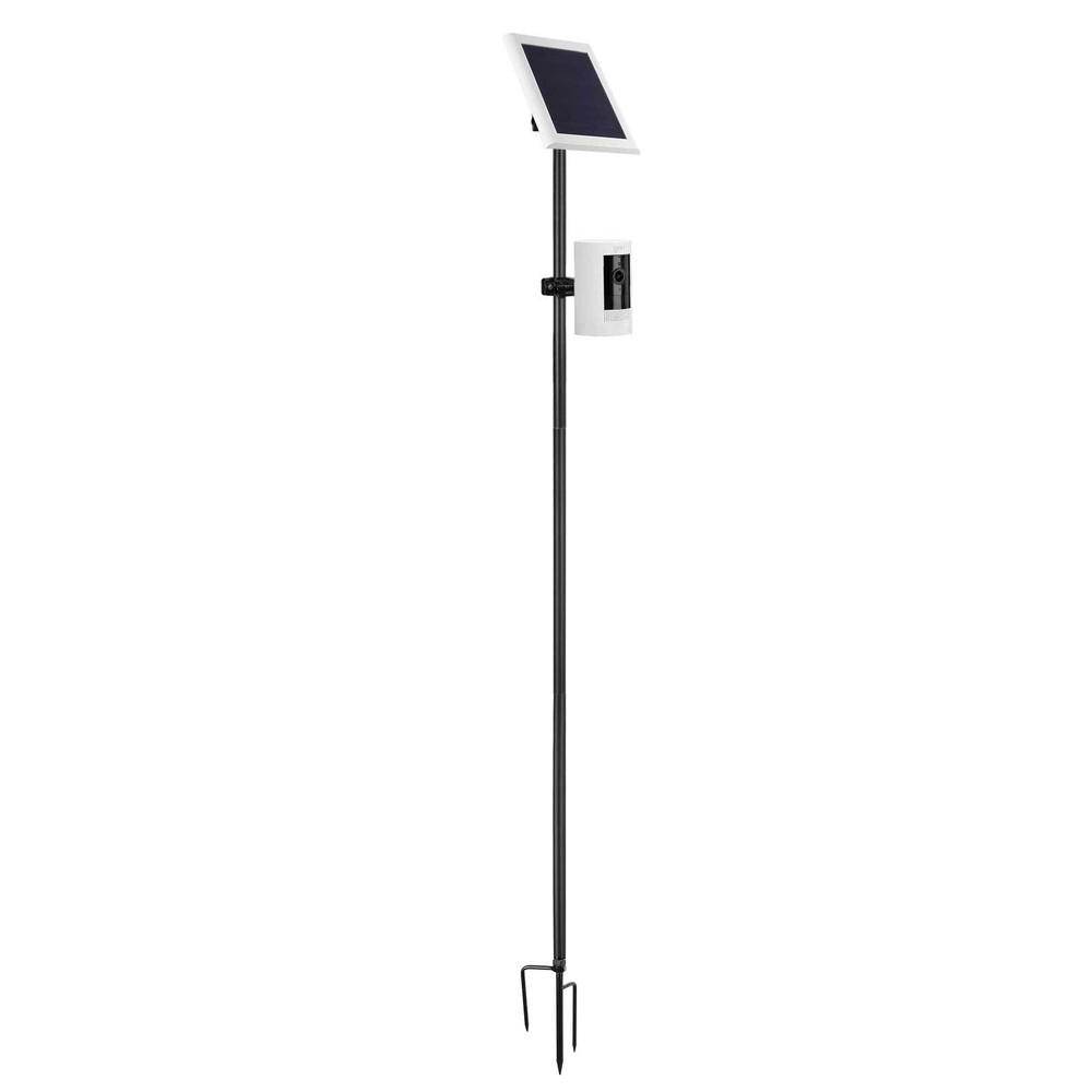 Ground Stake Mount Stand with Solar Panel Mount for Full range of Ring camera