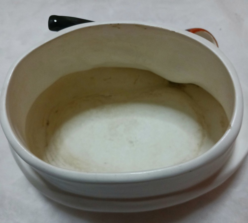 1963 LEFTON #1221 Ceramic Planter desk caddy Tyrolean Mountain Hat Briar Pipe