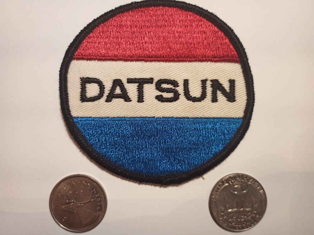 Vintage 1970s Datsun Patch Badge Crest