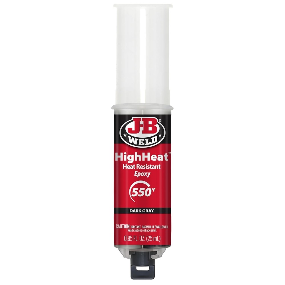 High Heat Epoxy Syringe, Dark Grey