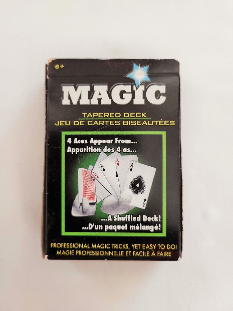 TRICK MAGIC CARDS - Two Sets...Marked & Tapered / Complete & w/instructions - VG