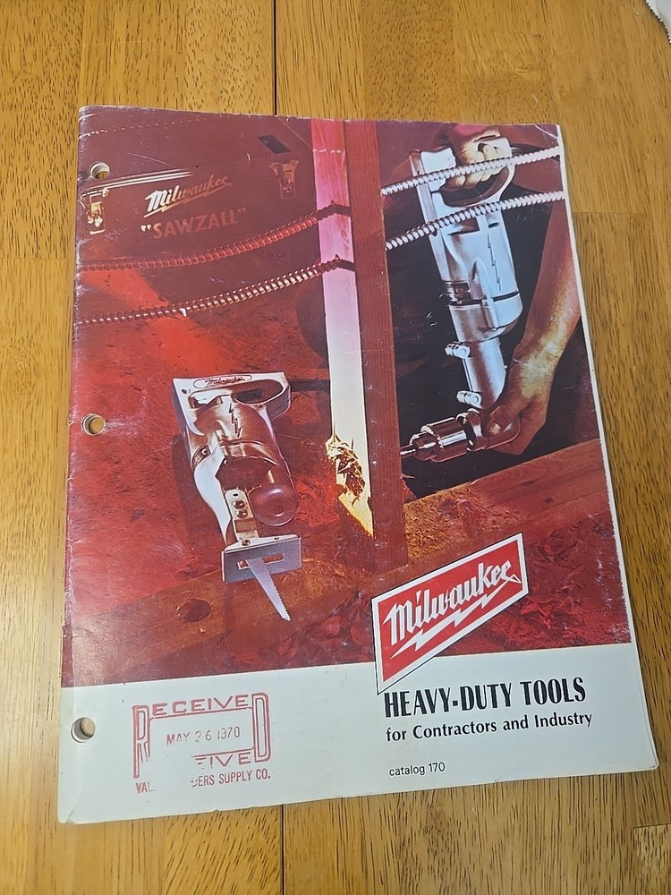 1970 Milwaukee Heavy-Duty Tools Catalog #170
