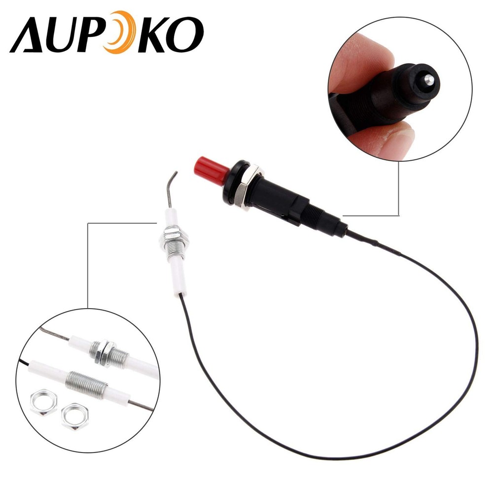 2 Sets Piezo Spark Ignition, Propane Push Button Piezo Igniter with Threaded ...