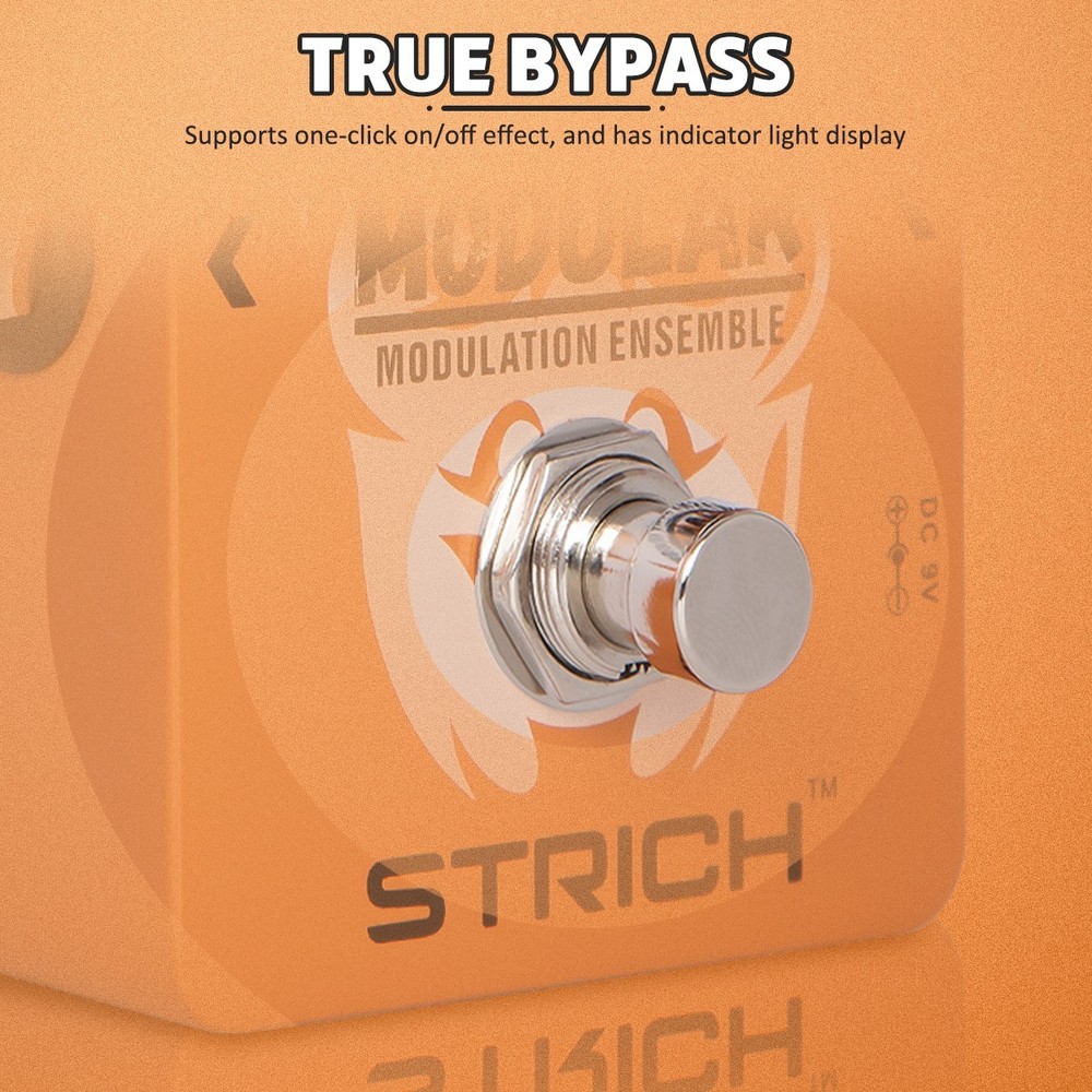 STRICH Multi Modulation Guitar Effect Pedal 11 Modes True Bypass