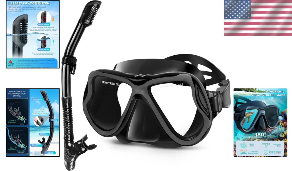 Panoramic Wide View Mask for Clear Underwater Vision