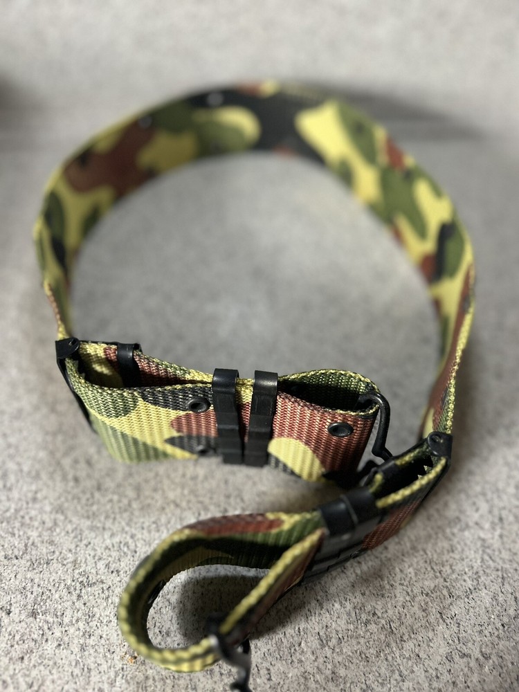 New Military Webbing Belt Olive Adjustable 38”