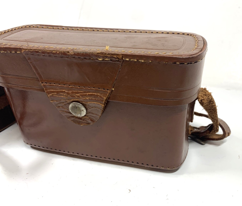 Vintage Argus 35mm Camera Leather Case Not Tested
