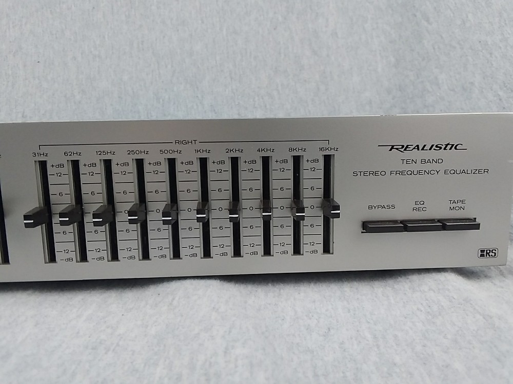 Realistic 31-2008 10 Band Stereo Graphic Equalizer