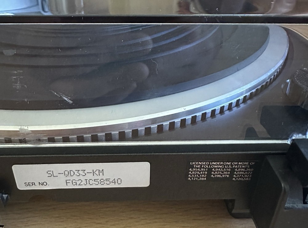 Technics SL-QD33 Fully Automatic Quartz Direct Drive Turntable Serviced Recapped