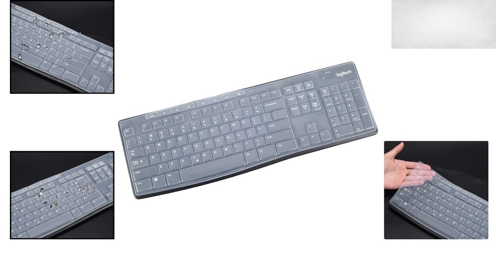 Scratch-Resistant Silicone Keyboard Protector for Logitech MK Series Keyboards