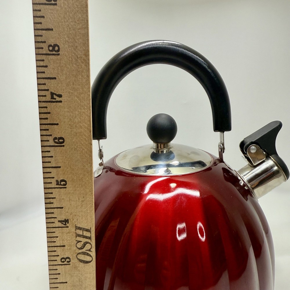 Mr. Coffee Twining 2.1 Qt. Pumpkin Tea Kettle - Red