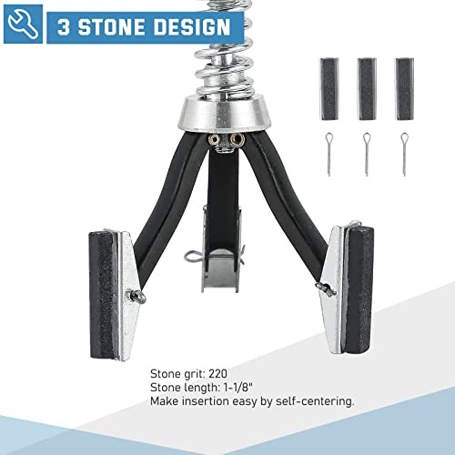 Engine Cylinder Hone Tool Adjustable Deglazer Set for Grinding Holes from