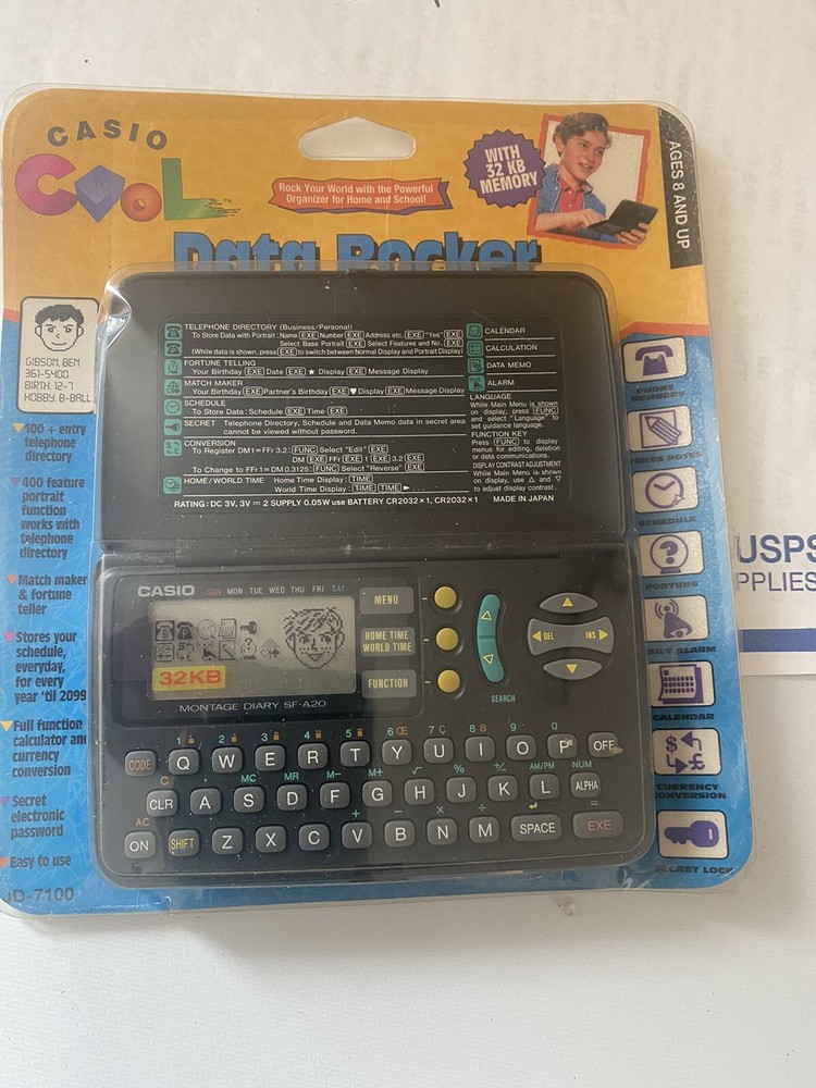 Casio cool data rocker Vintage JD-7100