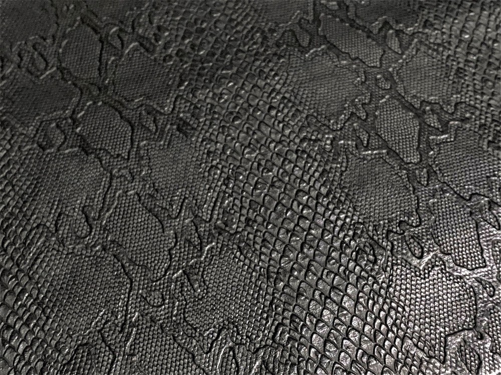 Python Embossed Black Color (100% Genuine skin)