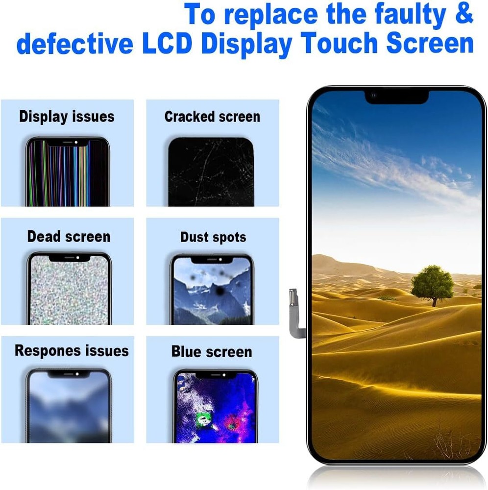 For iPhone 14 LCD Display Touch Screen Digitizer Replacement Assembly Tools Lot