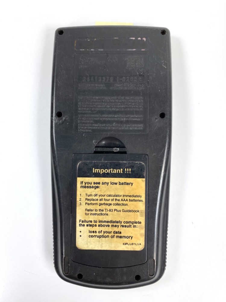 Texas Instruments TI-83 Plus Graphing Calculators (2) ***Broken - Parts Only***