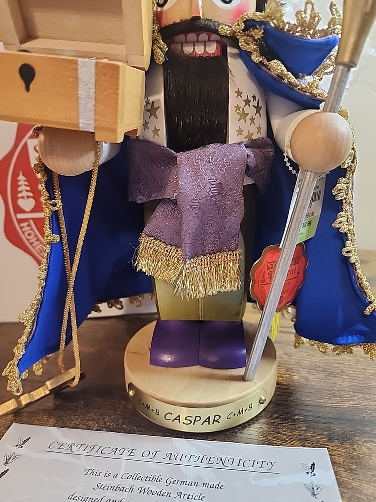 Steinbach Chubby Casper 12in Nutcracker Christmas Collectible