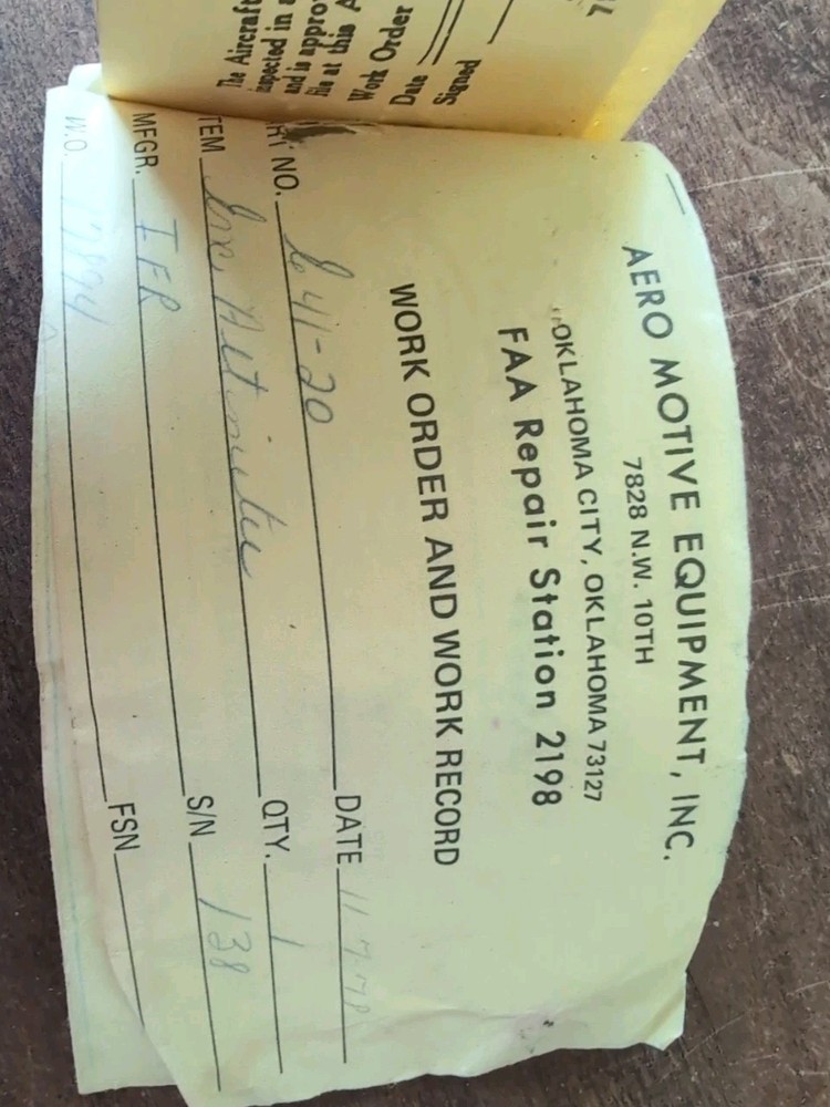 IFR Encoding Altimeter E41-20 1975 1,000-20,000 Feet. UNTESTED.