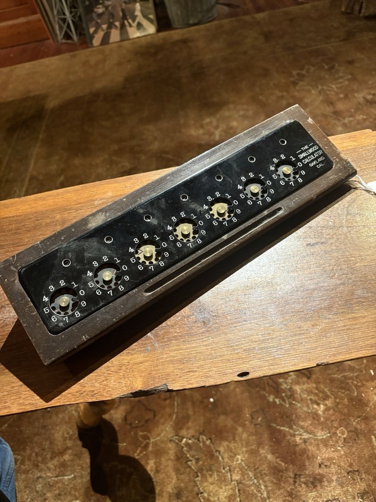 Smallwood Calculator Manual Computer  Vintage Adding Machine !! Antique